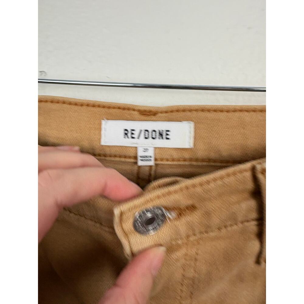 Re/Done 70s Crop Boot Jeans Desert Sand 27 - Picture 9 of 9